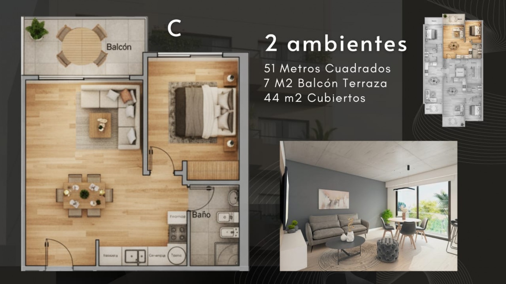 DEPARTAMENTOS EN POZO EN MUÑIZ