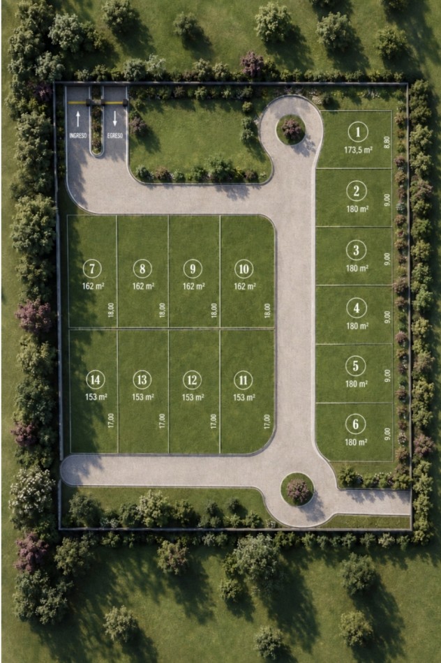 LOTES EN VENTA EN BARRIO CERRADO EN SAN MIGUEL